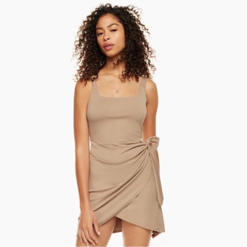 Saturn Mini Dress
Drapey mini wrap dress